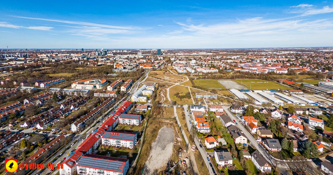 20.02.2023 - der Hachinger Bach zwischen Berg am Laim und Neuperlach